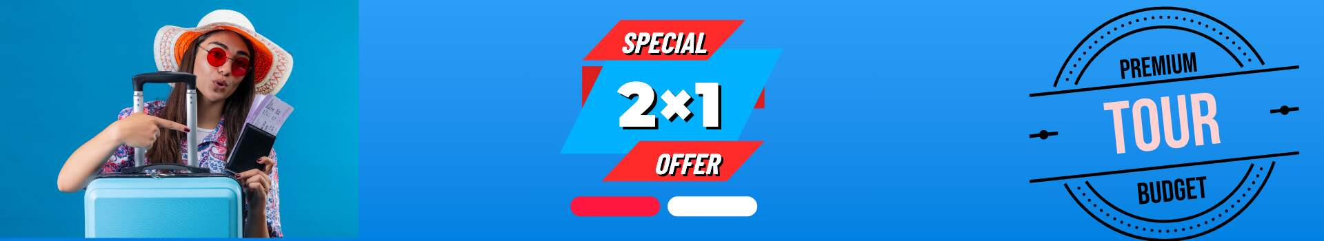 2x1 tour package