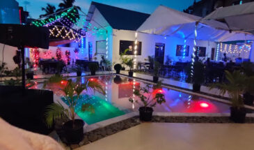 Hotel Sea Port Restaurant view night pool view